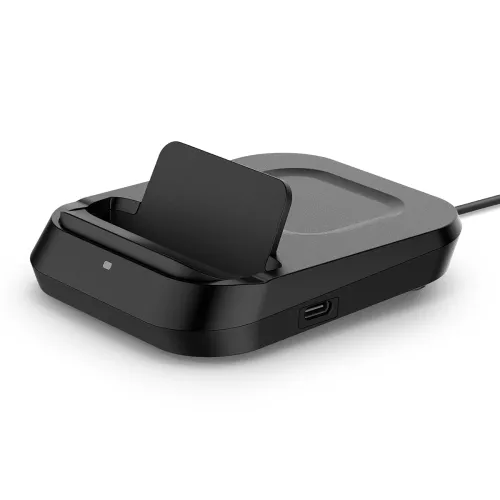 Image of Spigen Dual Wireless Charging Dock with USB-C Port for Powerbank, Airpods and Smartwatches - Black