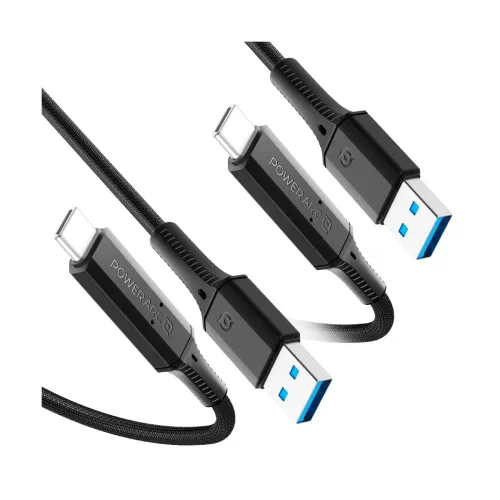 Image of Spigen USB-A to USB-C (2 Pack) 60W 