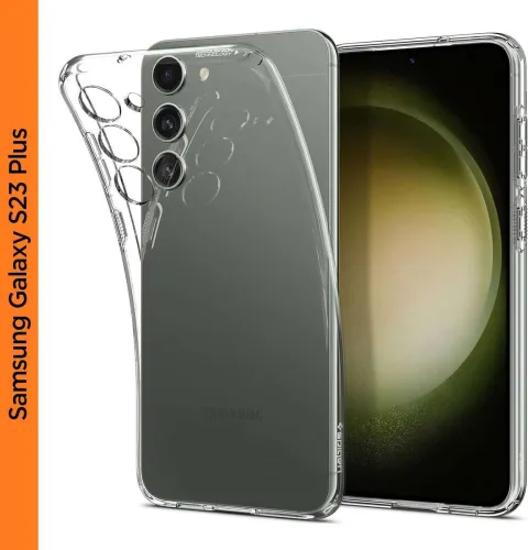 Image of Spigen Liquid Crystal Back Cover for Samsung Galaxy S23 Plus