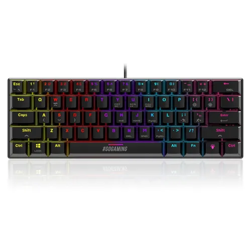 Image of SpinBot Rage MK61 60% Mechanical Keyboard Blue Switches