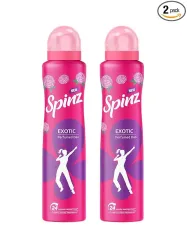 SpinZ Aerosol New Exotic Perfumed Deo 200Ml X 2 (Pack Of 2)
