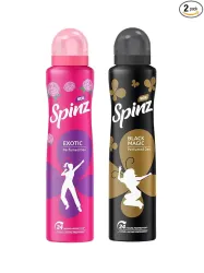 SpinZ Exotic & Black Magic Deo for Women – 200ml ×2