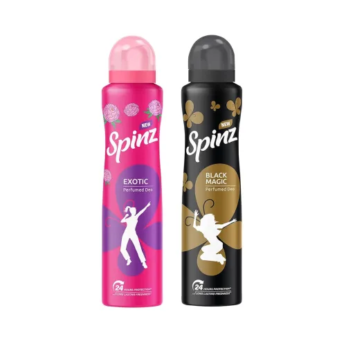 Image of SpinZ New Exotic & Black Magic Aerosol Perfumed Deo, po2