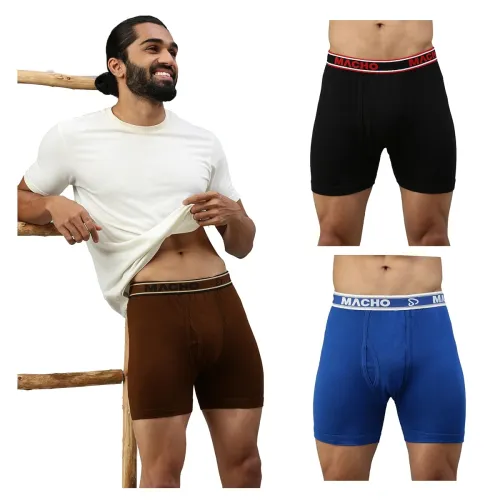 Image of sporto Macho Men's Trunk Pack of 3