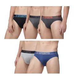 Sporto Mens Cotton Brief (Pack of 3)