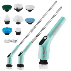 Spotzero By Milton 8-in-1 Electric Spin Scrubber I 400 RPM I 90 Mins Work Time I