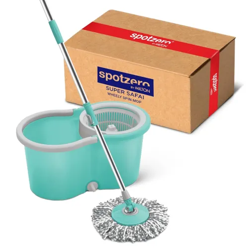 Image of Spotzero By Milton Microfiber Wheely Spin Mop