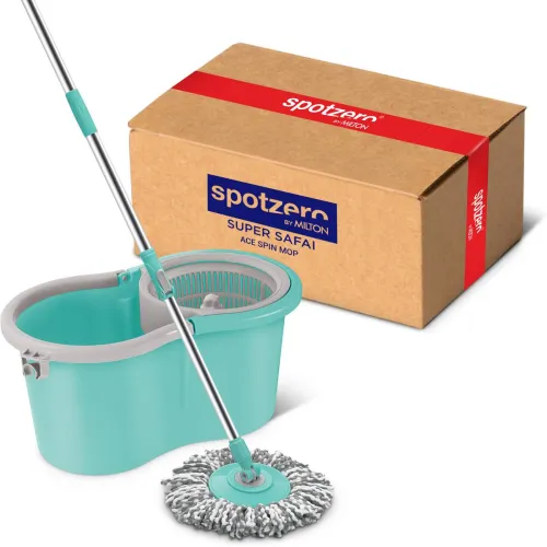 Image of Spotzero by Milton Ace Spin Mop Set  (Green)