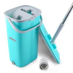 Spotzero by Milton Stainless Steel Flat Mop with Bucket (5L)