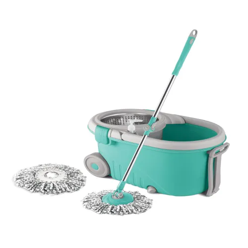 Image of SPOTZERO by MILTON Green Royale Steel Wringer Spin Mop