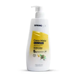Spring H2O Coco Malai Body Lotion | Deep Moisturizing with Cocoa Butter & Pro-Vitamin B5 | Long-Lasting Hydration & Skin Nourishment | Non-Greasy Daily Body Cream for Soft, Smooth Skin – 400...