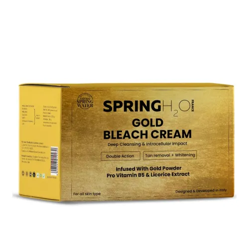 Image of SPRING H2O Gold Bleach Cream, 300 gm