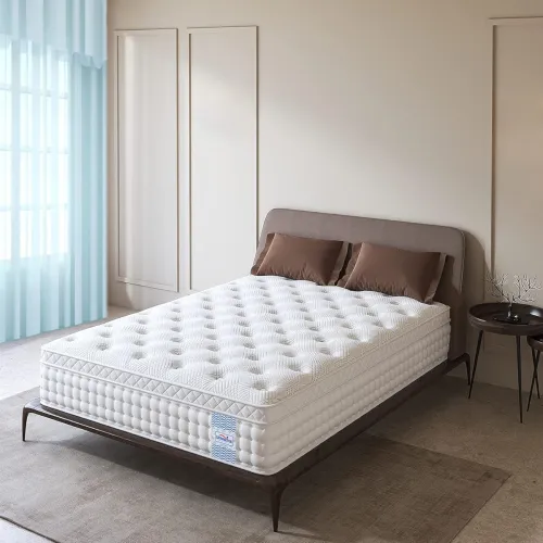 Image of Springtek Eurotop Luxe Memory Foam Single Size Mattress (72x36 Inch)