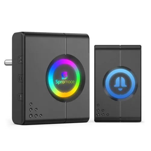 Image of Spromoce Wireless Doorbell for Home 1000FT Long Range Door Bell