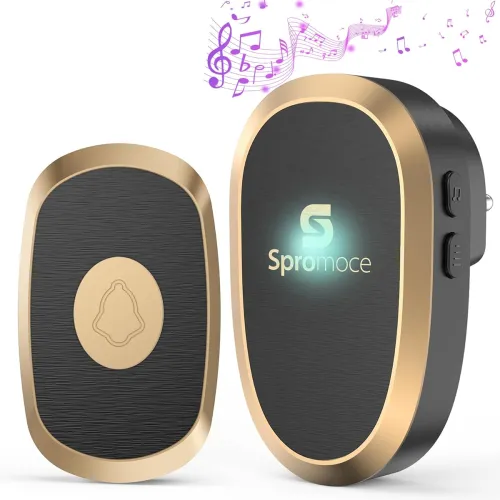 Image of Spromoce Wireless Door Bell with 1000Ft Range