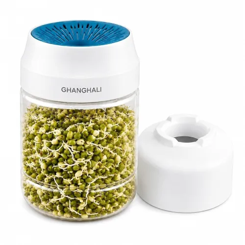 Image of Sprout Maker Jar 1L with Drain Lid
