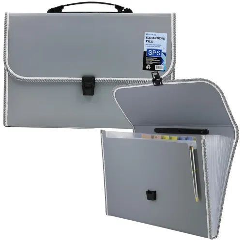Image of SPS 13 Pocket Expanding File Folder with Handle