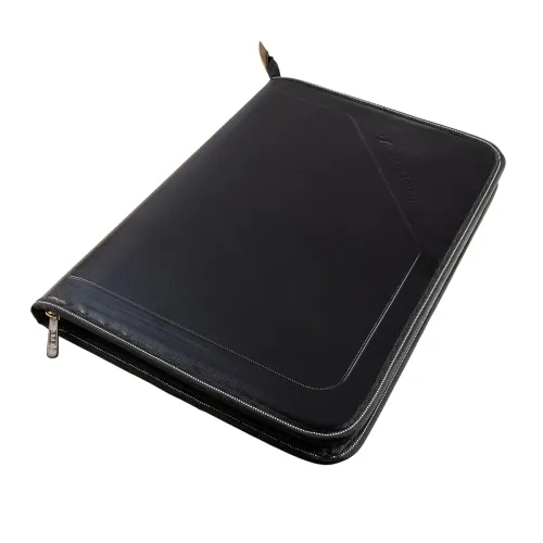 Image of SPS A4 PU Leather 24-Pocket File Organizer
