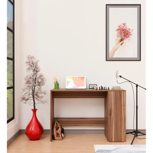 Image of Spyder Craft Luxio Engineering Wood Modern Office Desk Study Table 