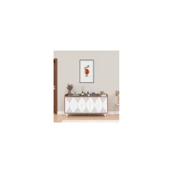 Spyder Craft Marcos Multi Purpose Five Door Buffet Console Cabinet,