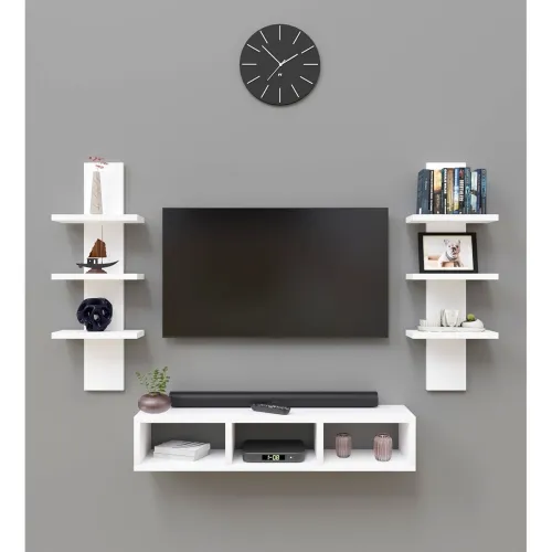 Image of Spyder Craft Tokyo Engineering Wood Wall Mount TV Cabinet 