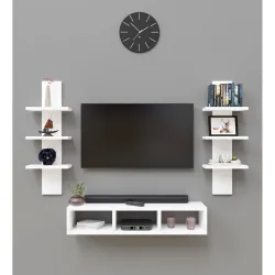 Spyder Craft Tokyo Engineering Wood Wall Mount TV Cabinet 