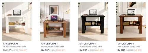 Image of Spyder Craft wooden Study Table Up to 84% Discount 