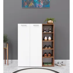 Spyder Craft 2 Door Claire Modern Shoe Rack -Transform Your Space with Ample Storage,Chic Style Footwear Stand Organizer