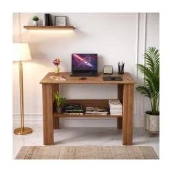 Spyder Craft Modern Specio Engineered Wood Study Table with Storage Shelf