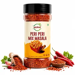 SPYFOOD Peri Peri Masala 70g | Premium Peri Peri Seasoning | Spicy & Tangy Masala for French Fries, Pizza, Pasta, Popcorn, Burgers & Snacks | No Artificial Colors