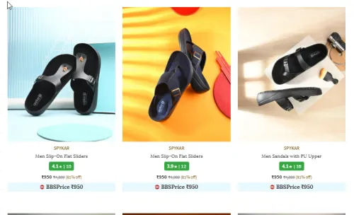 Image of Spykar Footwear Minimum 80% Discount