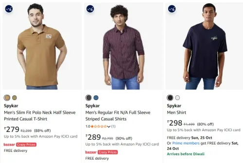 Image of Spykar Men at minimum 90% Discount