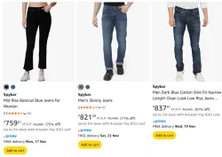 Spykar Men Jeans Minimum 70% Discount