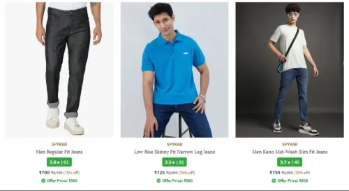 Image of SPYKAR men jeans up to 75% Discount 