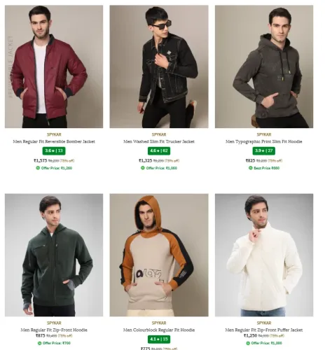 Image of Spykar Men's Clothing up to 75% Discount