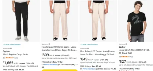 Image of Spykar Men's Jeans up to 73% Discount