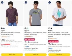 spykar Mens clothing Upto 90% Off