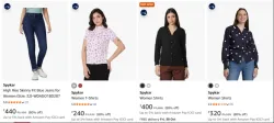 Spykar Womens Clothing up to 80% Discount