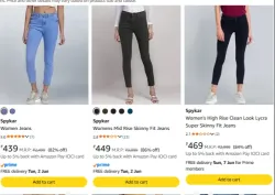 Spykar Womens Jeans at minimum 70% Discount 