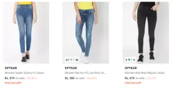 Spykar Womens Jeans at minimum 70% Discount