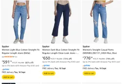 Spykar Womens Jeans Upto 82% Discount