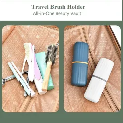 Square Travel Toothbrush Toothpaste Case Holder Portable Toothbrush Storage