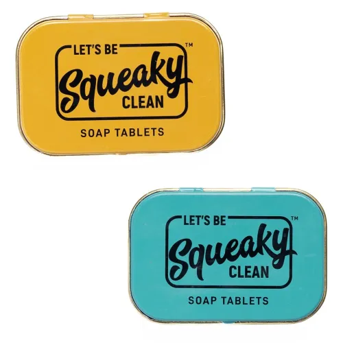 Image of SqueakyClean Hand Made 30 Soap Tablets in Each Tin |