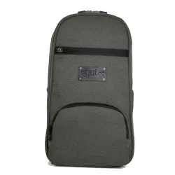 Squircle Sling Elegant Style Document Money Phone Belt Bag for Men and Women (Khaki Green)