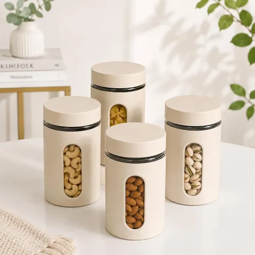 Image of SR Oval Window Plastic Storage Container (Pack of 2)(1000ml)