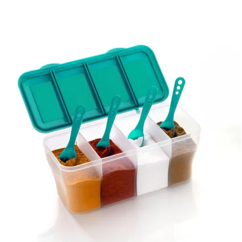 Image of SR Plastic 4-in-1 Masala Box 1800ml