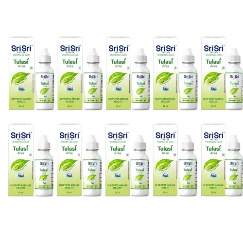 Image of Sri Sri Tattva Tulasi Arka - Anti-Viral, 30ml (Pack of 10)