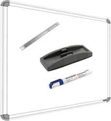 SRIRATNA Non Magnetic Non Magnetic 1.5 X 2 feet Glossy White Board