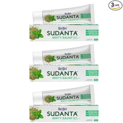 Sri Sri Tattva Sudanta Minty Saunf Gel Toothpaste, Po3, 80gm