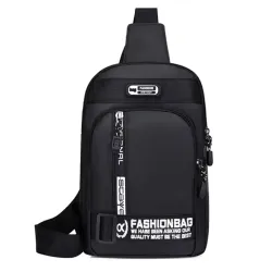 SRZ Crossbody Sling Bag | Water Resistant | Glossy Vibrant Colours | Chest Bag Waist Bag | 4 Pockets | Adjustable Shoulder Strap